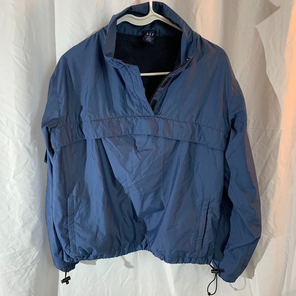 GAP Jackets & Blazers - Gap Rain Jacket with 4 Pockets Elastic Cuffs & Bottom 3/4 Neck Opening